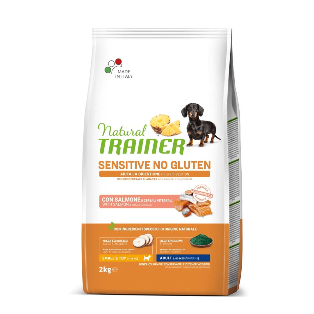 NATURAL TRAINER Mini Adult Salmone Sensitive No Gluten
