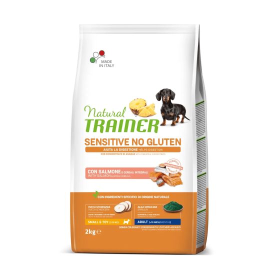 NATURAL TRAINER Mini Adult Salmone Sensitive No Gluten