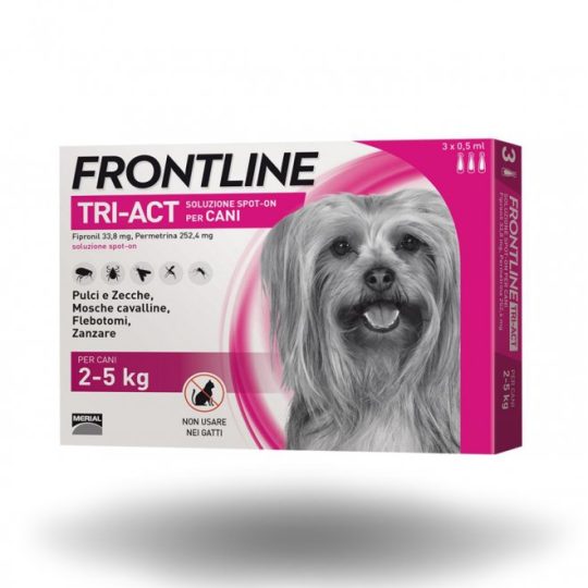 Frontline Tri-Act Cani 2-5 kg