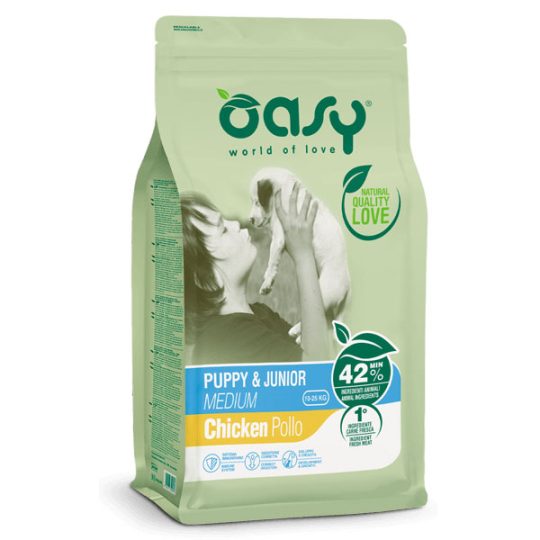 OASY Puppy & Junior Medium Pollo