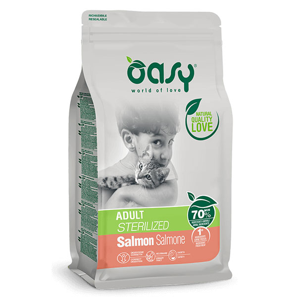 OASY LIFESTAGE • Adult Sterilized Salmone 1 OASY LIFESTAGE • Adult Sterilized Salmone