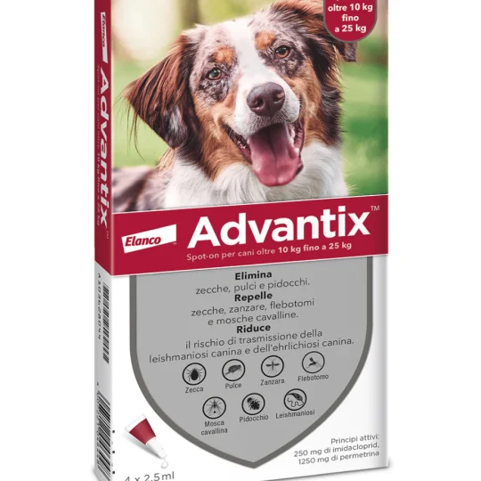 ADVANTIX per cani 10-25kg | 6 Pipette