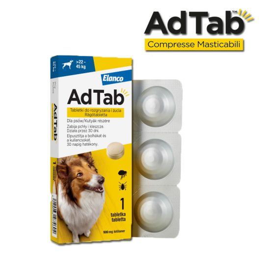 AdTab - Compresse masticabili Cane 22 - 45 kg