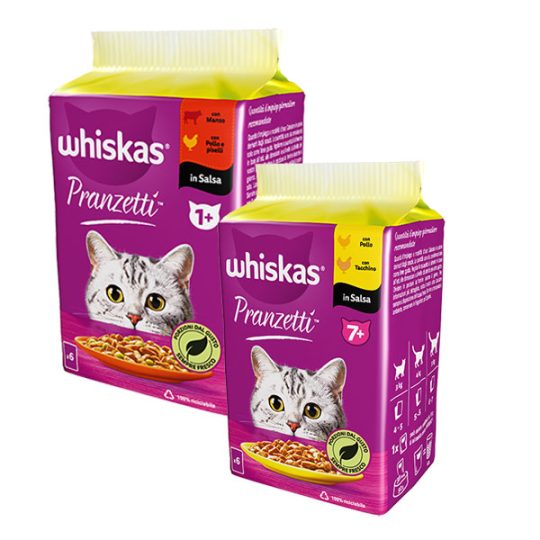 Whiskas® Pranzetti 6x50g