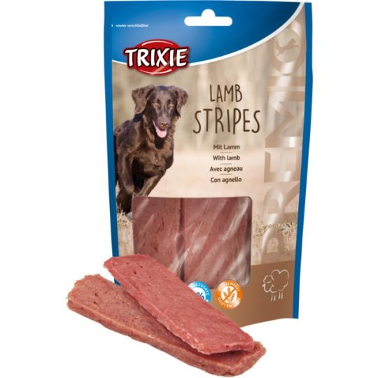 TRIXIE Lamb Stripes Snack 100g