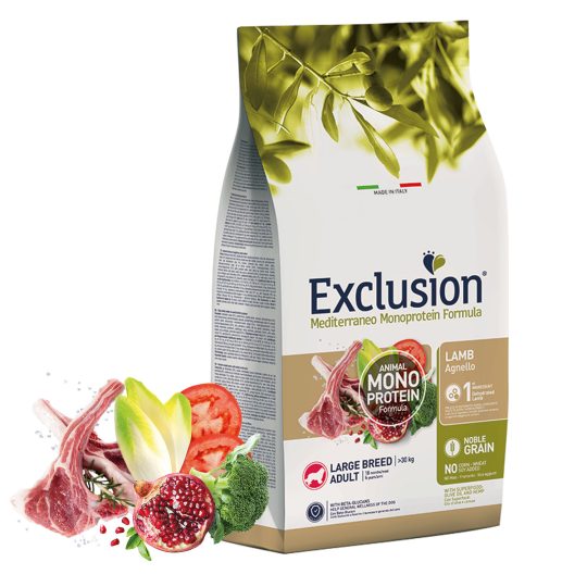 EXCLUSION MEDITERRANEO ADULT LAMB LARGE 12KG