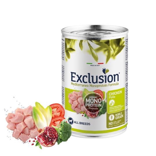 EXCLUSION MEDITERRANEO ADULT CHICKEN 400g