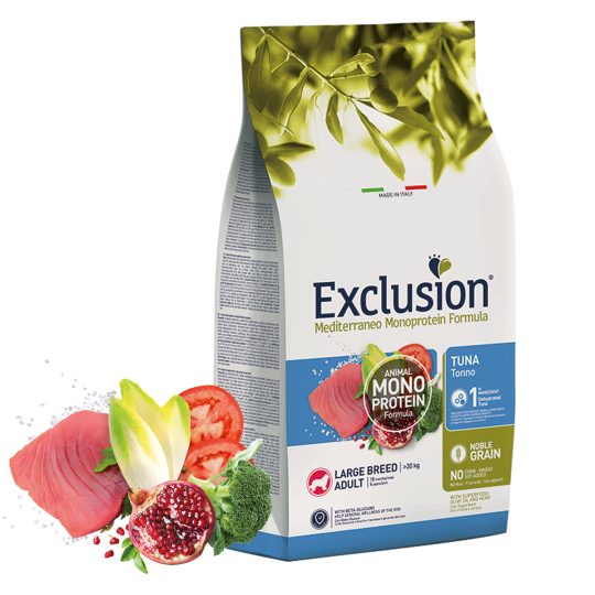 EXCLUSION MEDITERRANEO ADULT TUNA LARGE 12KG