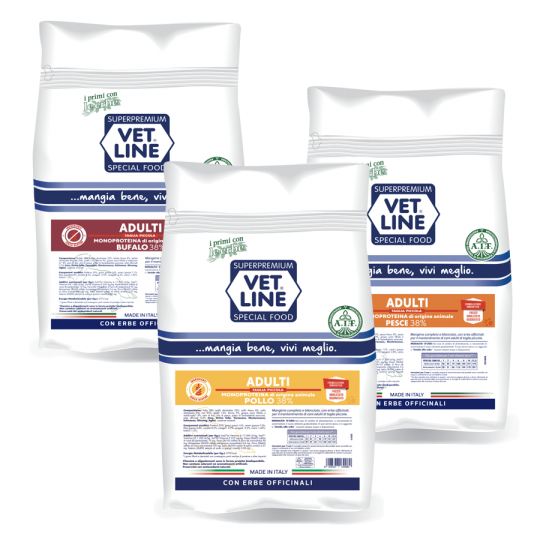 VETLINE Adulti Taglia Piccola 800g