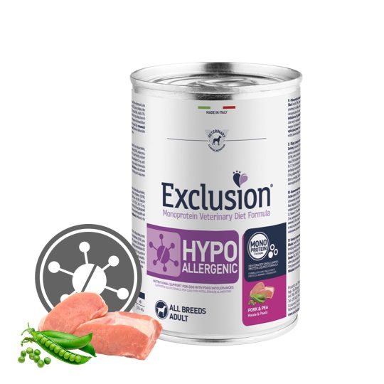 EXCLUSION HYPOALLERGENIC PORK & PEA