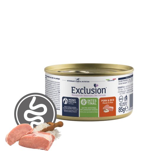 EXCLUSION INTESTINAL CAT PORK AND RICE 85g