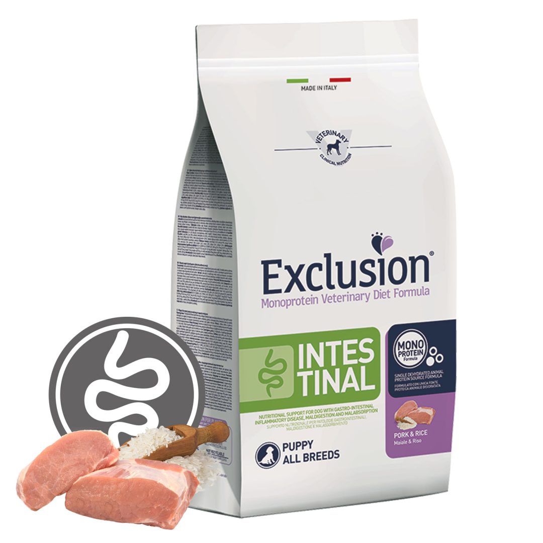EXCLUSION INTESTINAL PORK AND RICE PUPPY 2KG