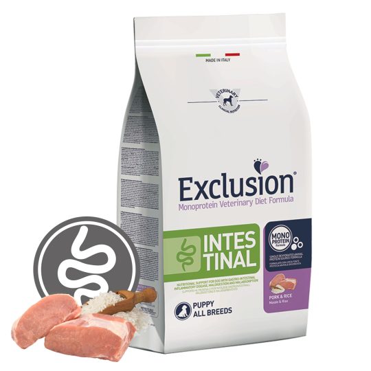 EXCLUSION INTESTINAL PORK AND RICE PUPPY 2KG