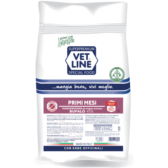 VETLINE Primi mesi Bufalo 800gr