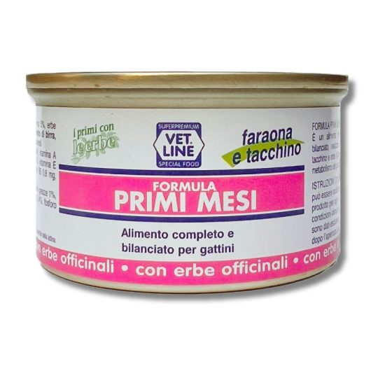 VETLINE Primi Mesi Faraona e Tacchino 85g