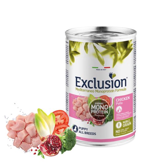 EXCLUSION MEDITERRANEO PUPPY CHICKEN 400g