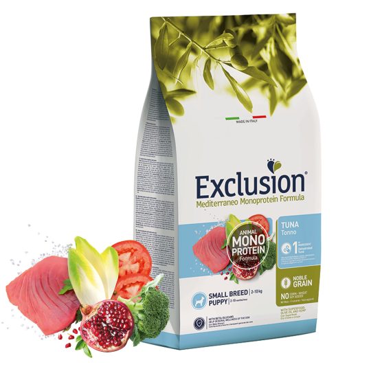 EXCLUSION MEDITERRANEO PUPPY TUNA SMALL 2KG