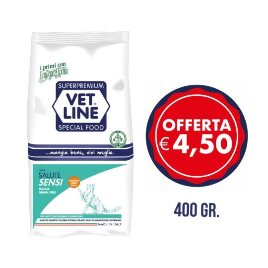 VETLINE SENSI Maiale Grain Free