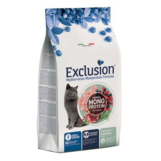 EXCLUSION MEDITERRANEO CAT STERILIZED +7 CHICKEN 400g