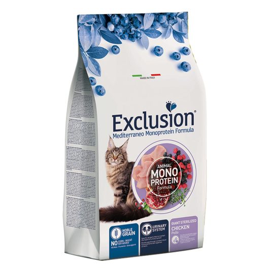 EXCLUSION MEDITERRANEO CAT GIANT STERILIZED CHICKEN 1,5KG