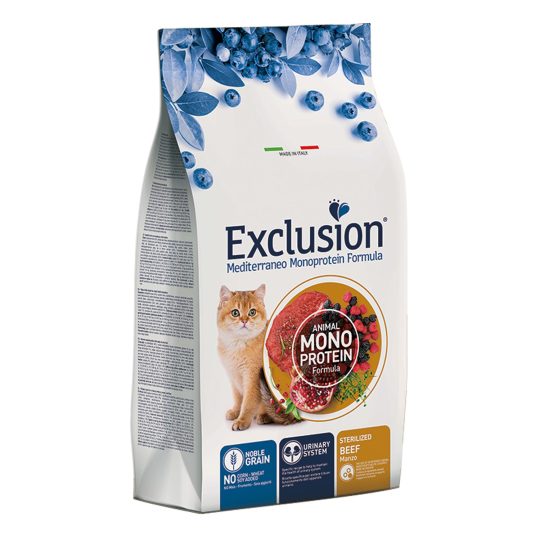 EXCLUSION MEDITERRANEO CAT STERILIZED BEEF