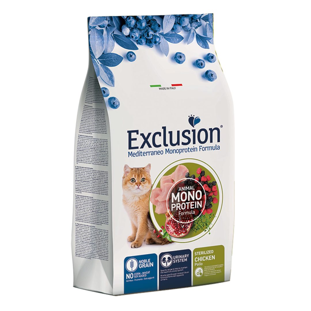 EXCLUSION MEDITERRANEO CAT STERILIZED CHICKEN