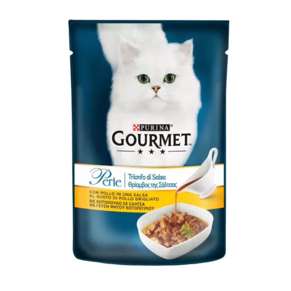 Gourmet Perle Trionfo In Salsa 4 X 85g Pollo