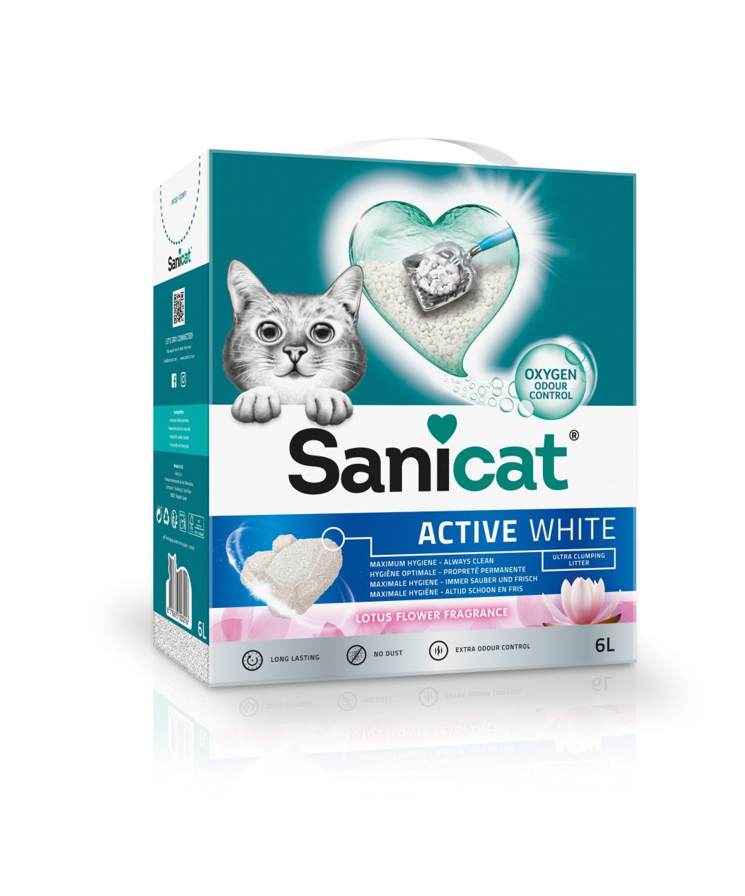 SANICAT AGGLOMERANTE ACTIVE WHITE FIORE DI LOTO 6L