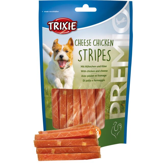 TRIXIE Cheese Chicken Stripes 100g 1 TRIXIE Cheese Chicken Stripes 100g