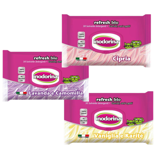 Salviette 30pz Inodorina