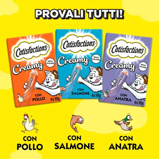 Catisfactions Creamy 4x10g