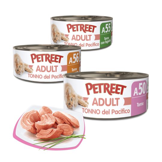 PETREET Tonno del Pacifico scatolette 70g