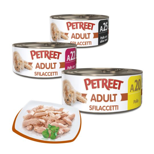 PETREET Sfilaccetti scatolette 70g