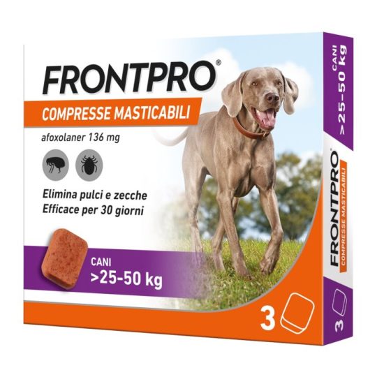 Frontpro per Cani 25-50 Kg - 3 Compresse