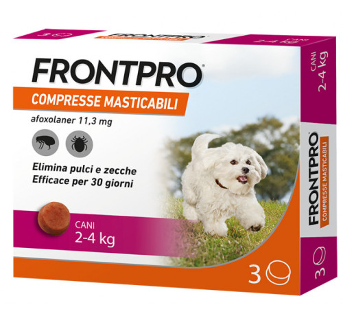 Frontpro per Cani 2-4 Kg - 3 Compresse