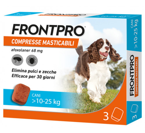 Frontpro per Cani 10-25 Kg - 3 Compresse