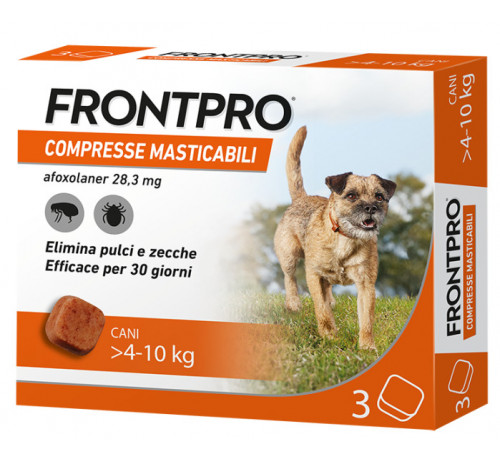 Frontpro per Cani 4-10 Kg - 3 Compresse