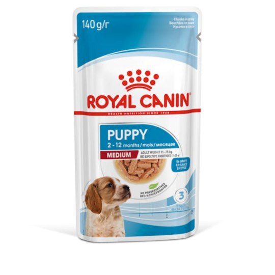 ROYAL CANIN Puppy Medium Bocconcini in salsa 140g