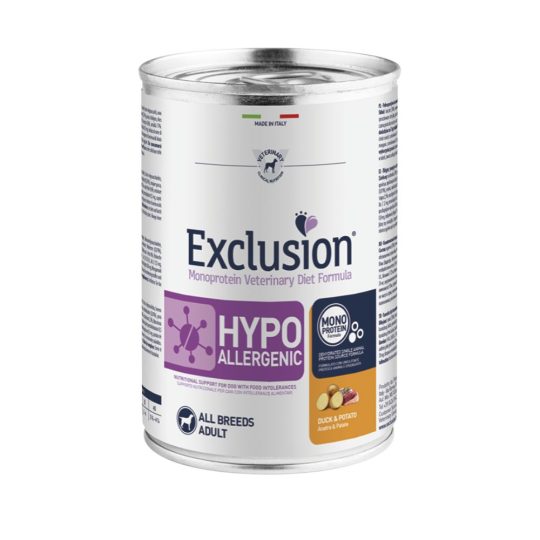 EXCLUSION HYPOALLERGENIC DUCK & POTATO 400g