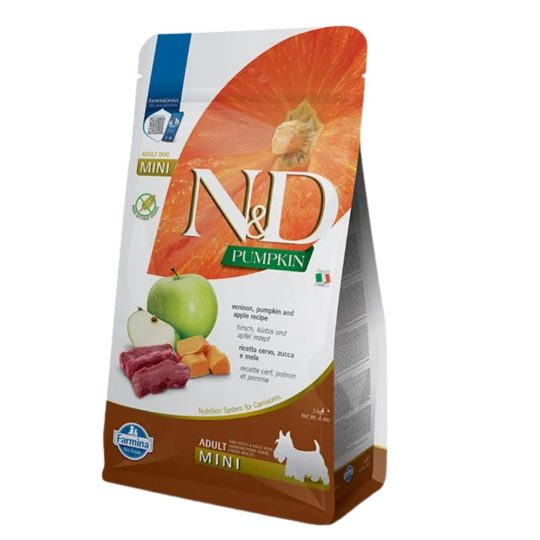 N&D PUMPKIN NEUTERED ADULT MINI CERVO ZUCCA E MELA 2.5KG