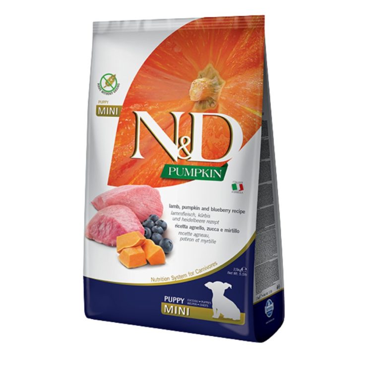 N&D PUMPKIN NEUTERED PUPPY AGNELLO ZUCCA E MIRTILLI