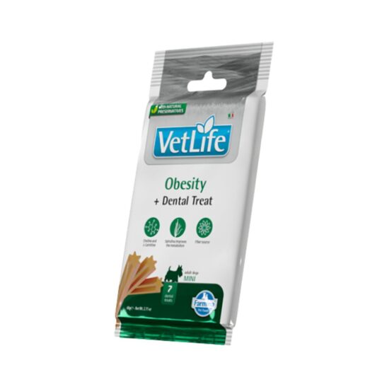 VetLife Obesity+Dental Treat Adult Mini 60g