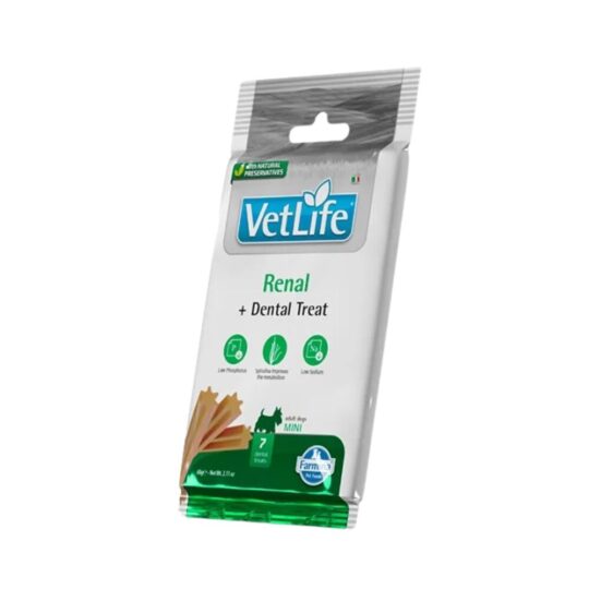 VetLife Renal+Dental Treat Adult Mini 60g