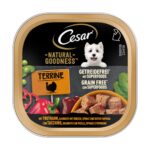 Cesar® Natural Goodness Terrine con Tacchino, Piselli, Spinaci e Peperone 100g